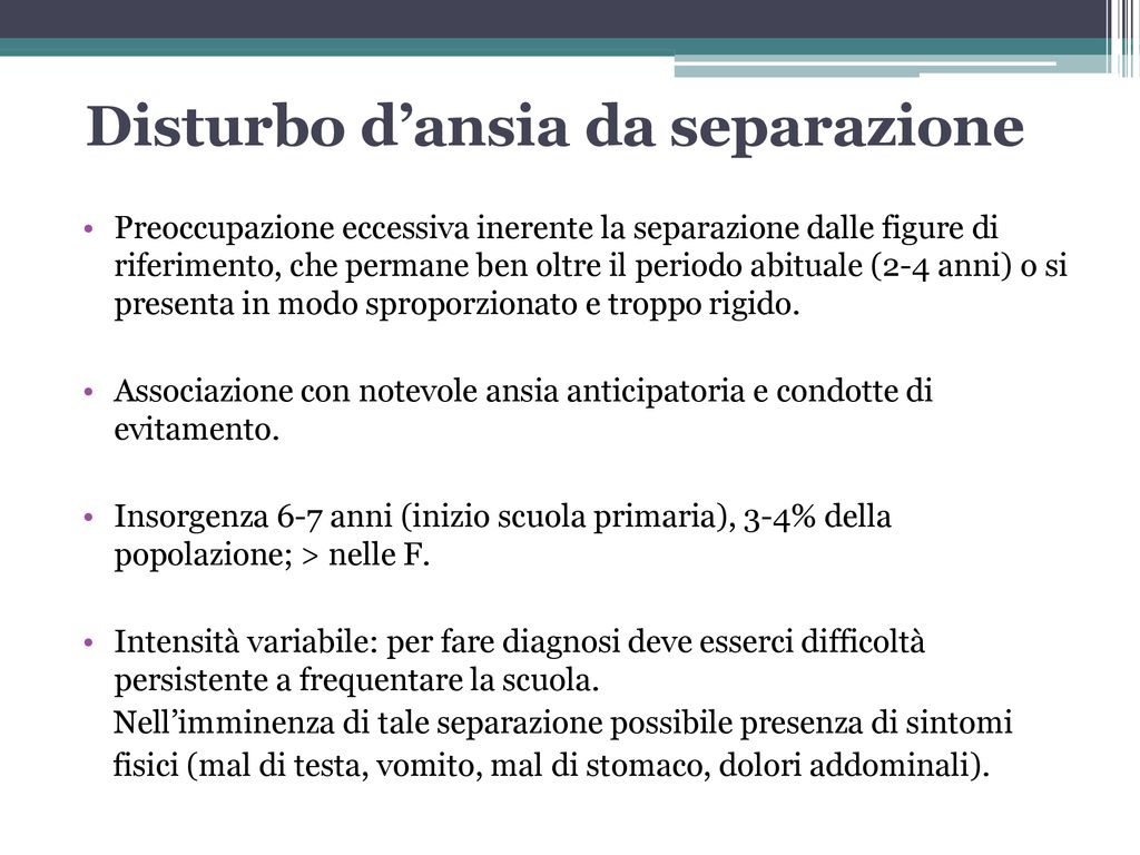 Psicosi E Ansia In Et Evolutiva Ppt Scaricare